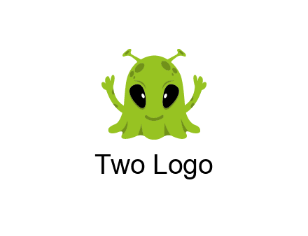 alien character logo