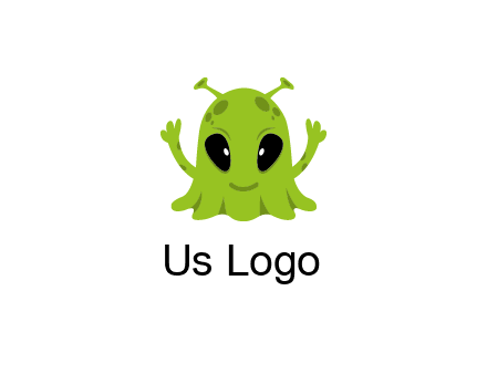 alien character logo