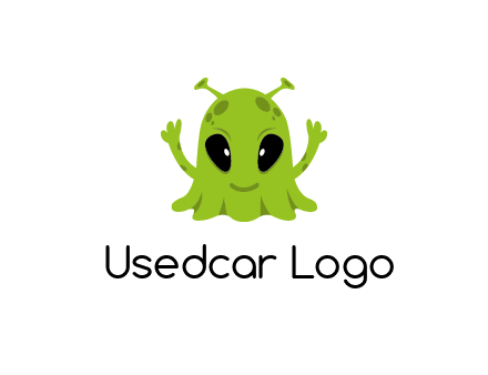 alien character logo