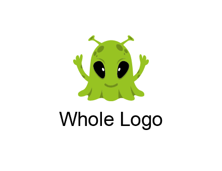 alien character logo