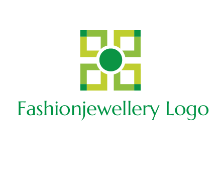 flower made of squares logo