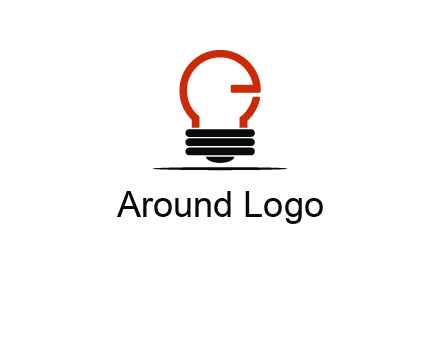 electric light bulb logo