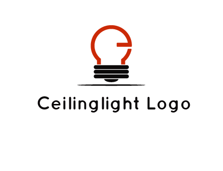 electric light bulb logo