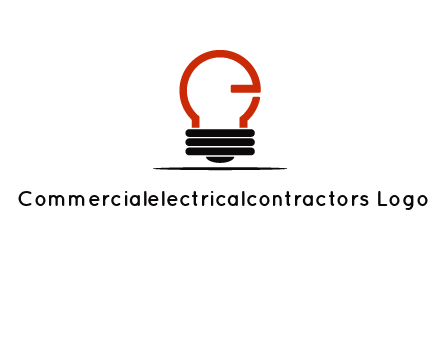 electric light bulb logo