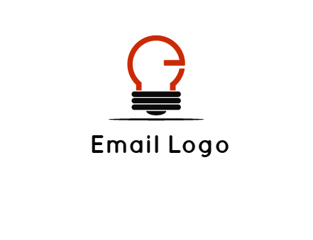 electric light bulb logo