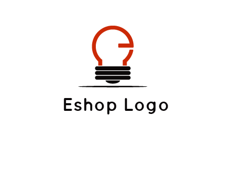 electric light bulb logo