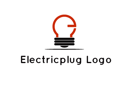 electric light bulb logo