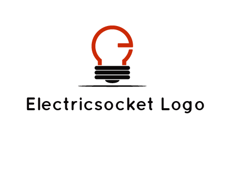 electric light bulb logo