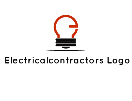 electric light bulb logo