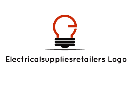 electric light bulb logo