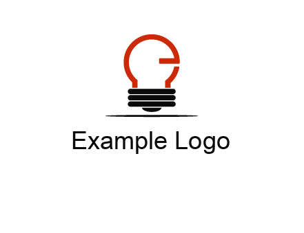 electric light bulb logo