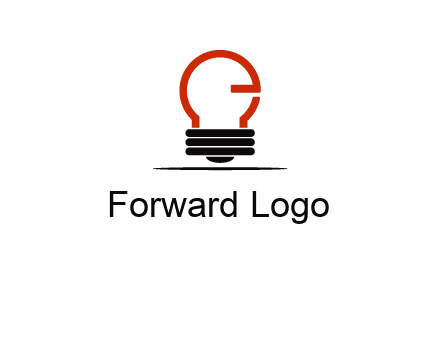 electric light bulb logo