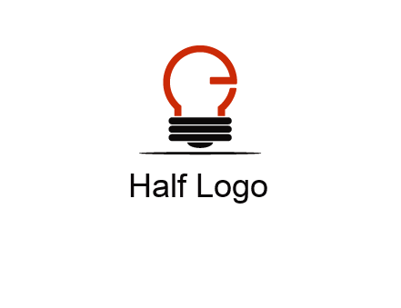 electric light bulb logo