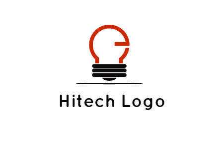electric light bulb logo