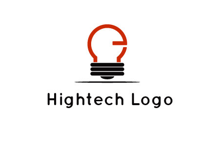 electric light bulb logo