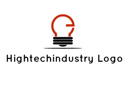 electric light bulb logo