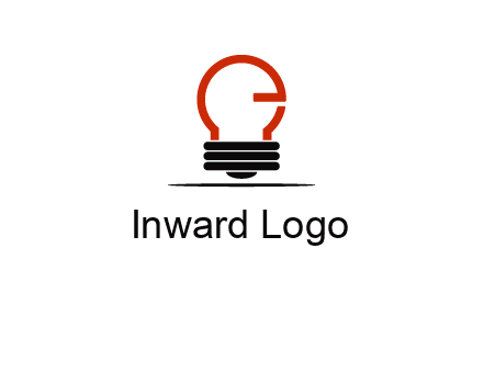 electric light bulb logo