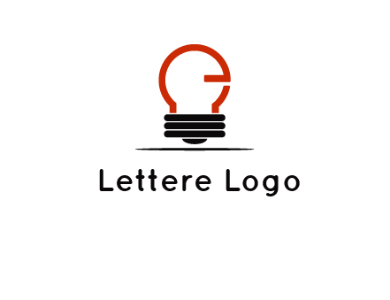 electric light bulb logo