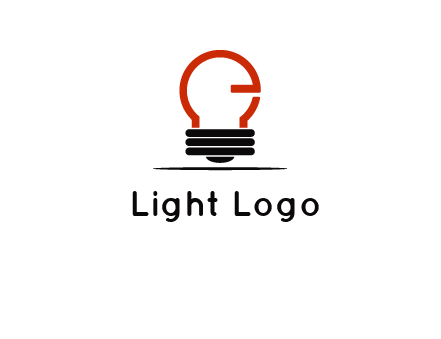 electric light bulb logo