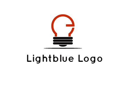 electric light bulb logo