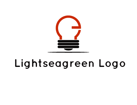 electric light bulb logo