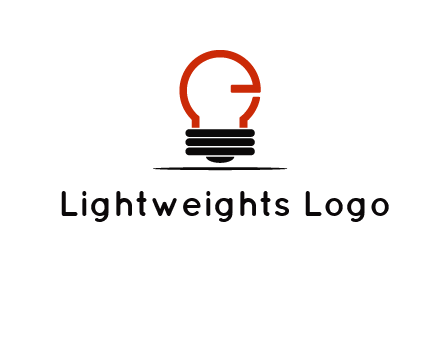 electric light bulb logo