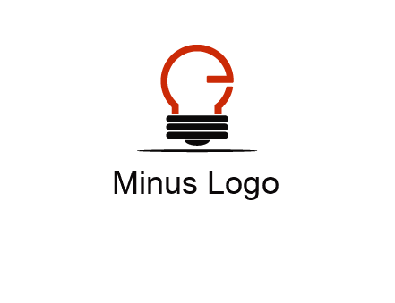 electric light bulb logo