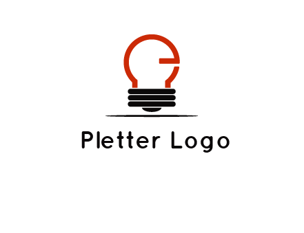 electric light bulb logo