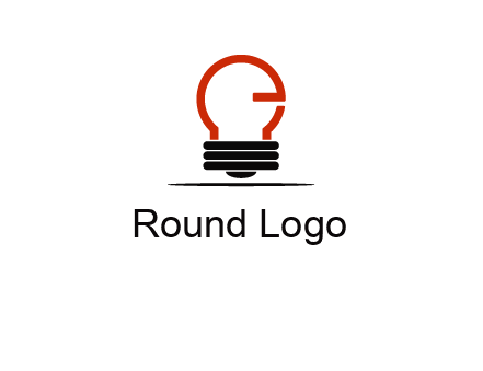 electric light bulb logo