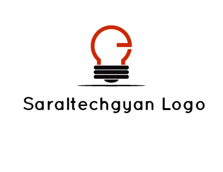 electric light bulb logo