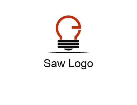 electric light bulb logo