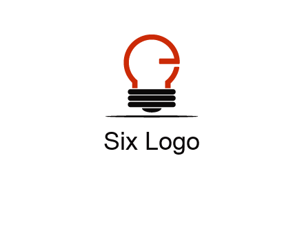 electric light bulb logo