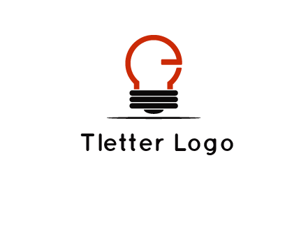 electric light bulb logo
