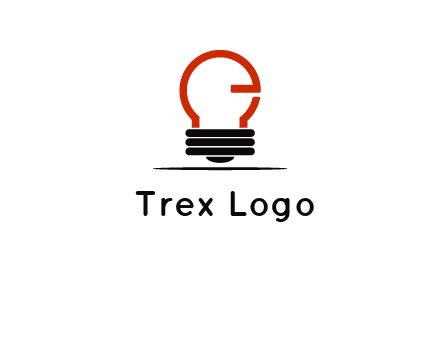 electric light bulb logo