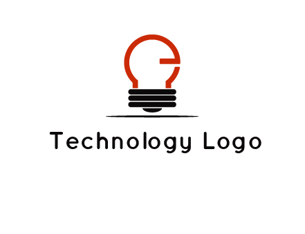 electric light bulb logo