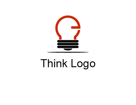 electric light bulb logo