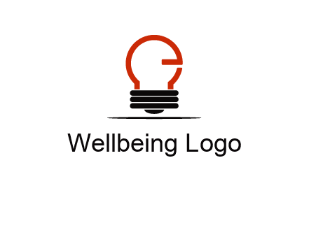 electric light bulb logo