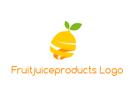 lemon unraveling into film negative logo