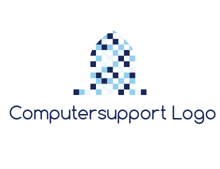 pixel dome logo