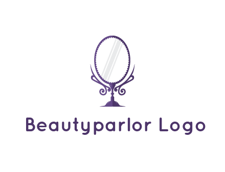 round vanity mirror illustration