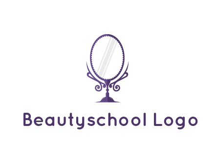 round vanity mirror illustration