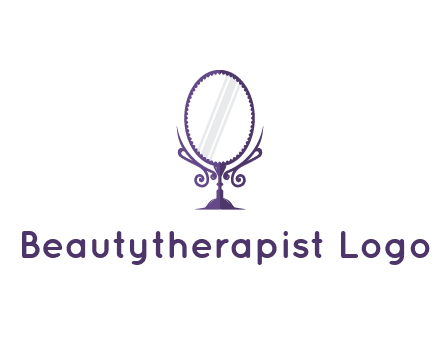 round vanity mirror illustration