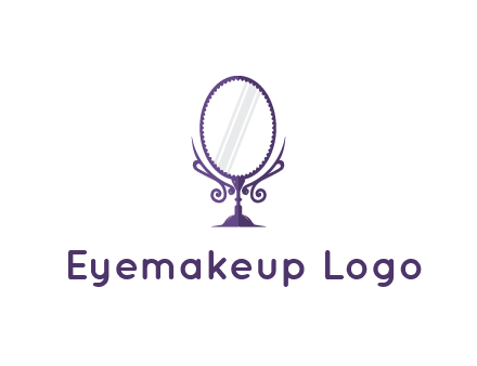 round vanity mirror illustration