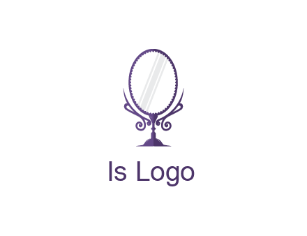 round vanity mirror illustration