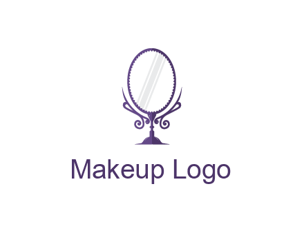 round vanity mirror illustration