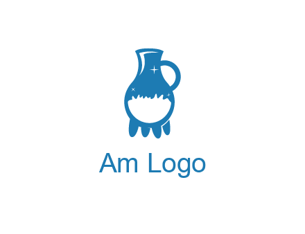 jug half-filled with a beverage icon