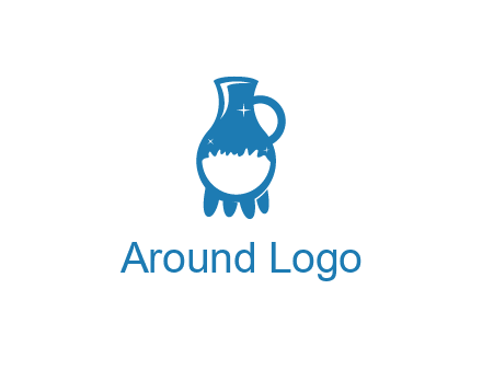 jug half-filled with a beverage icon