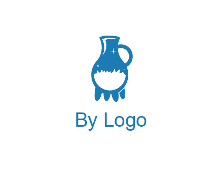 jug half-filled with a beverage icon