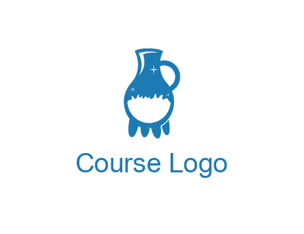 jug half-filled with a beverage icon