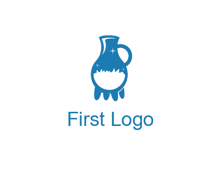 jug half-filled with a beverage icon